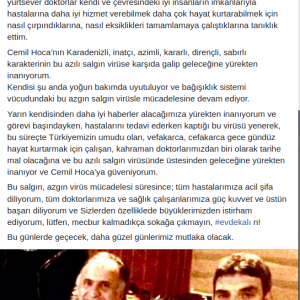 Prof. Dr. Cemil Taşcıoğlu - Sevenlerinin Veda Sözleri
