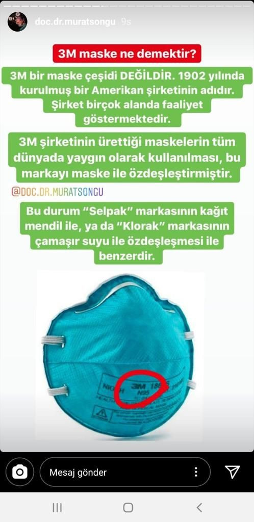 Maskelerin tüm detayları - görsel olarak