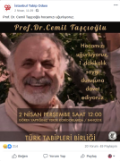 Prof. Dr. Cemil Taşcıoğlu - Sevenlerinin Veda Sözleri