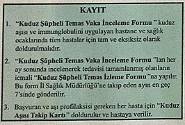 Kayıt ve bildirim