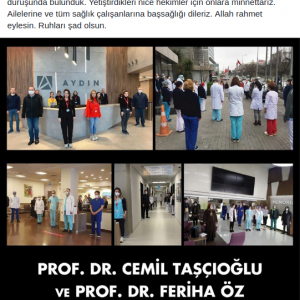 Prof. Dr. Cemil Taşcıoğlu - Sevenlerinin Veda Sözleri