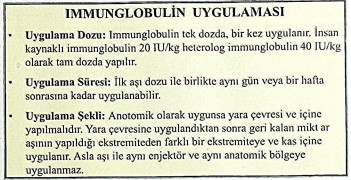 Immünglobulin Uygulaması