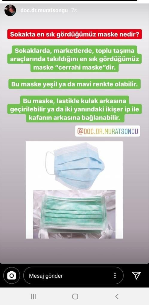 Maskelerin tüm detayları - görsel olarak