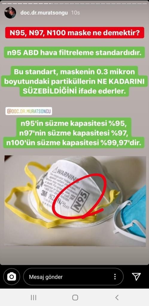 Maskelerin tüm detayları - görsel olarak