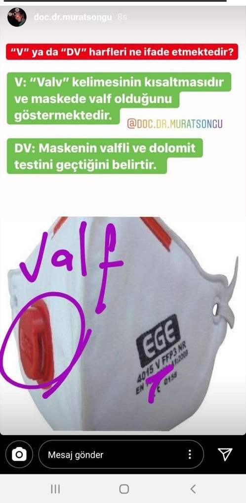 Maskelerin tüm detayları - görsel olarak